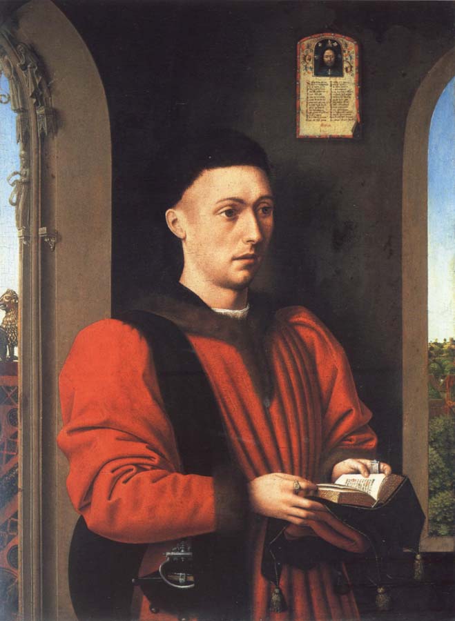 Petrus Christus Portrait of a young Man